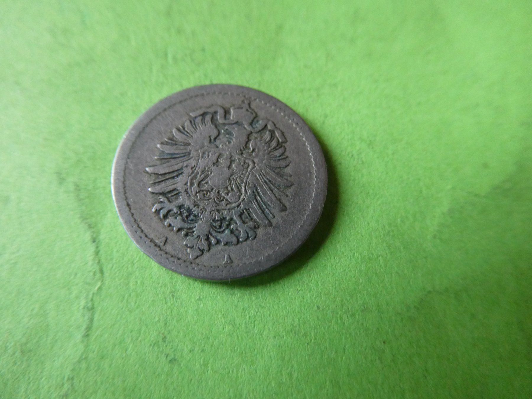 Tutti le monete: Dt. Reich 1874 A, 5 Pfennig – Usato da Hinterforst venduto da Rohusri 1