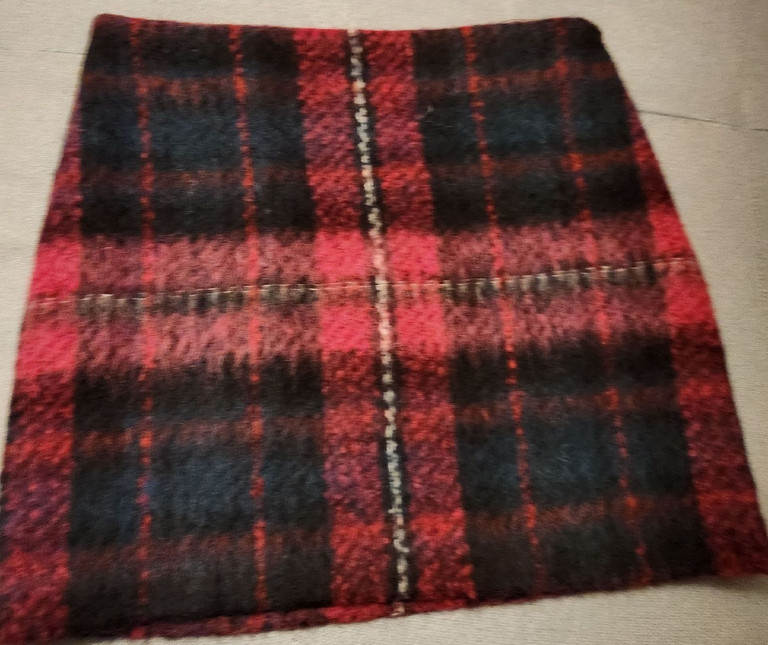 Ralph Lauren Gonne: Lauren Ralph Lauren Wollrock kariert Rot/Schwarz – Grösse M – Nuovo (secondo la descrizione) da Fällanden venduto da TH-Boutique- 5