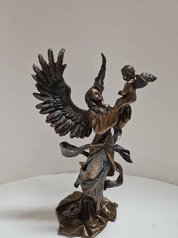 Figuren: Engel mit Kind  – Gebraucht aus Kriens von LotusOase 4