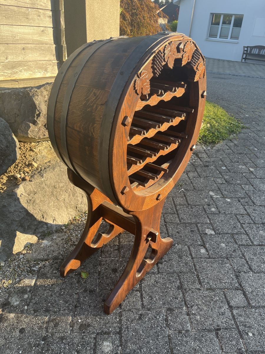Holzartikel: Weinregal aus Holz – Gebraucht aus Lenggenwil von WAMALE 2