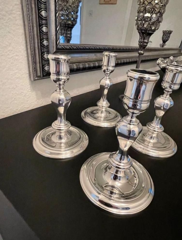 Tiffany & Co. Portacandele: Vier Leuchter Tiffany&co 925 Sterling Silber – Usato da Basel venduto da ari_qn6c 3