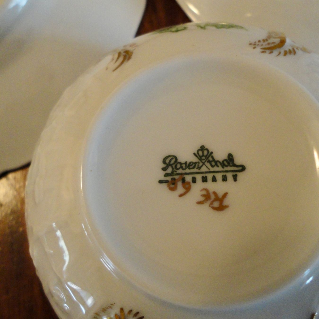 Rosenthal Tassen: Kaffee/Tee Gedeck Set (Rosenthal -Sanssouci) – Gebraucht aus Wädenswil von LIS11 6