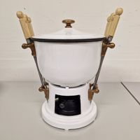 Vintage Fondue-Set von Goebel, Caquelon mit Rechaud