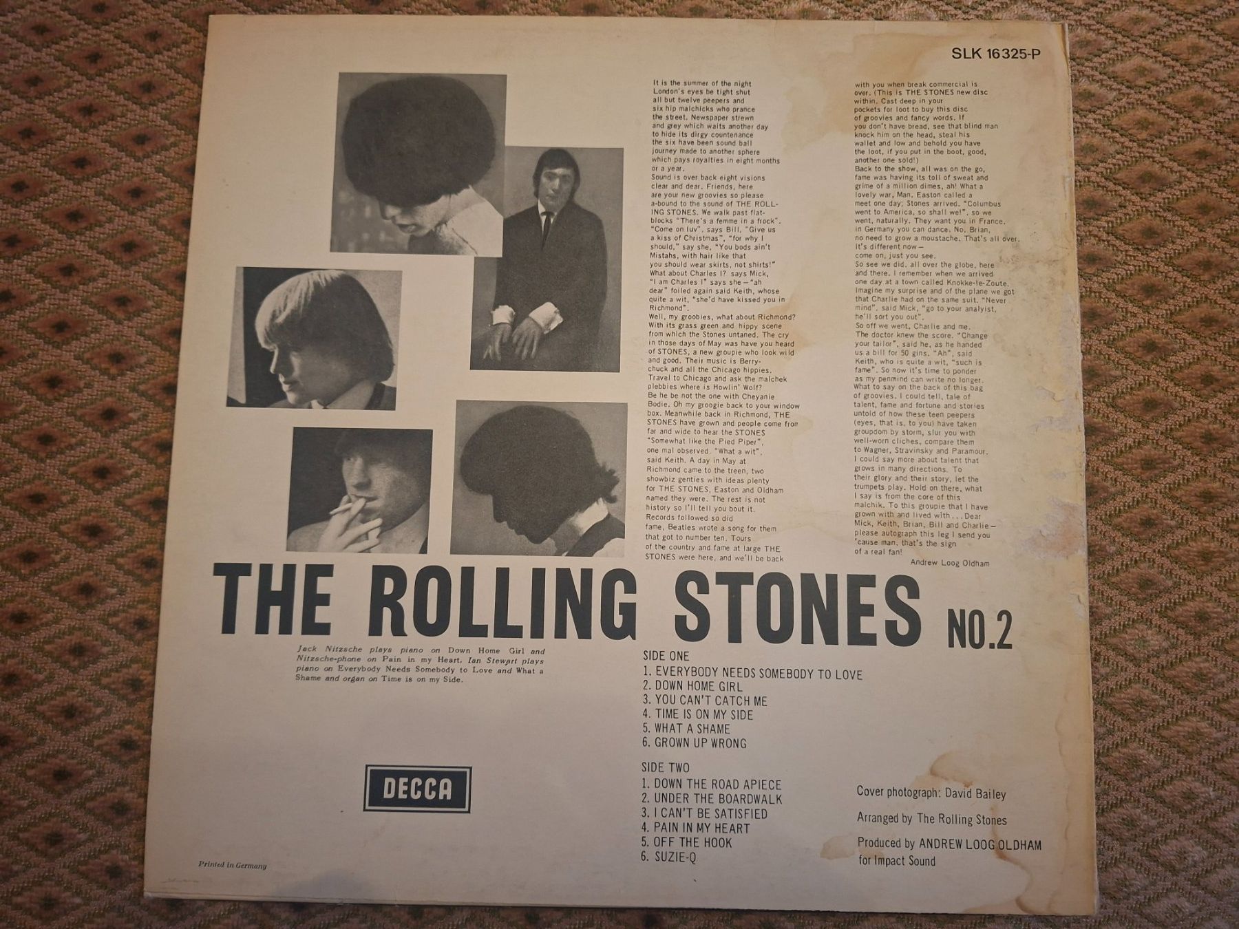 Dischi in vinile: Rolling Stones - No. 2 - DECCA – Usato da Bernex venduto da Wannabehasbeen01 2