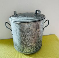 Sterilisierhafen, feuerverzinkt für Gartenjauche oder Deco