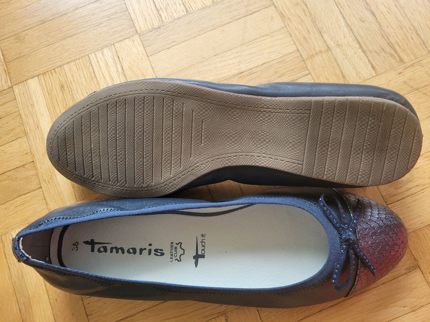 Tamaris Scarpe da donna: Tamaris Ballerinas 38 – Usato da Pfäffikon SZ venduto da Mrs.Moneypenny 1