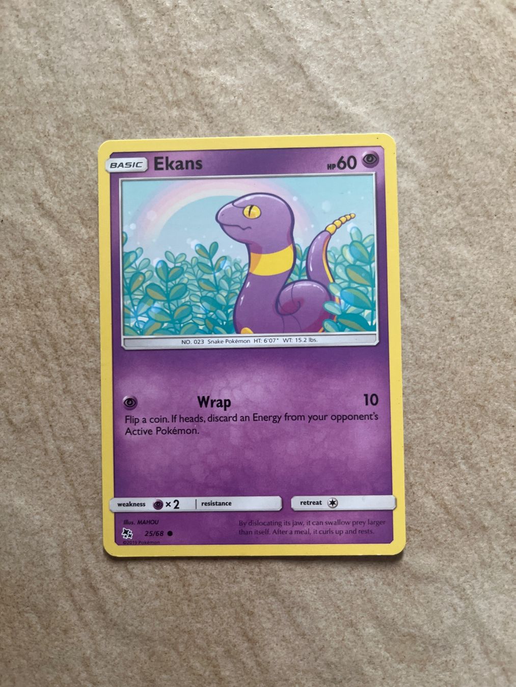 Pokémon Carte collezionabili: Carte Pokemon Ekans - Hidden Fates - IT – Usato da Vernayaz venduto da Darkfrost