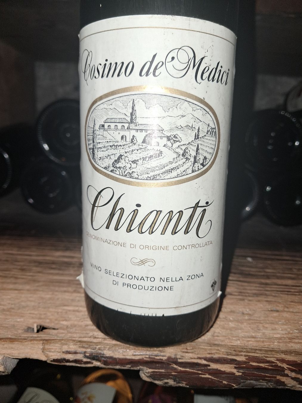 Vino: Chianti Cosimo de Medici 1986 – Nuovo e nell'imballaggio originale da Le locle venduto da juliensaran 1
