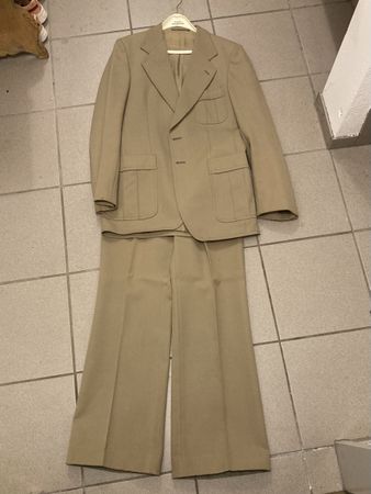 Vintage Anzug Crémebraun