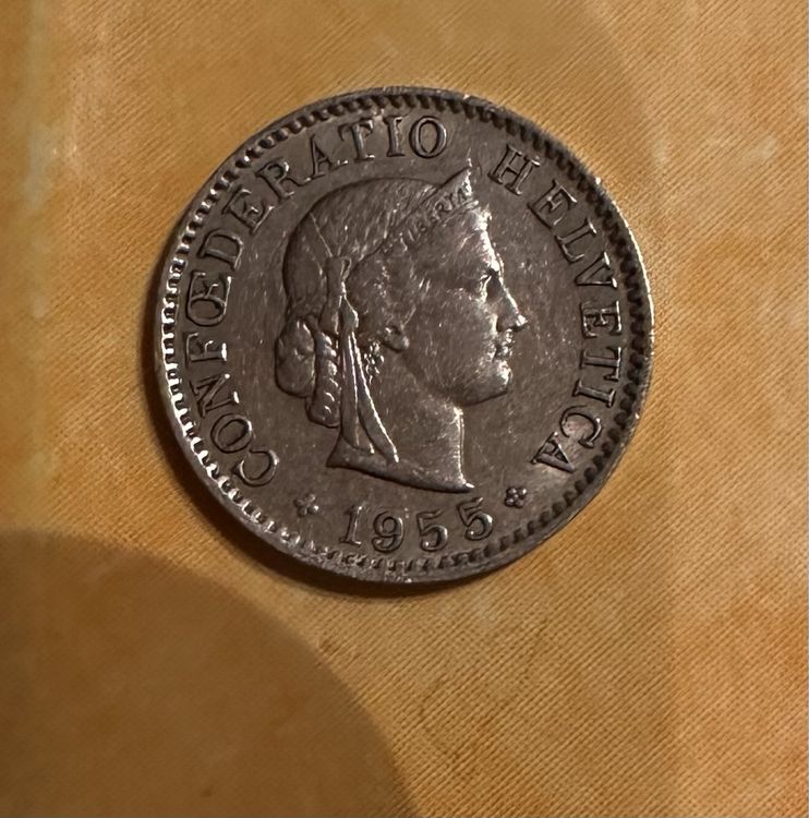 5 Rappen mit Jahrgang 1955 (Gebraucht) in Malters für CHF 0.05 – mit ...