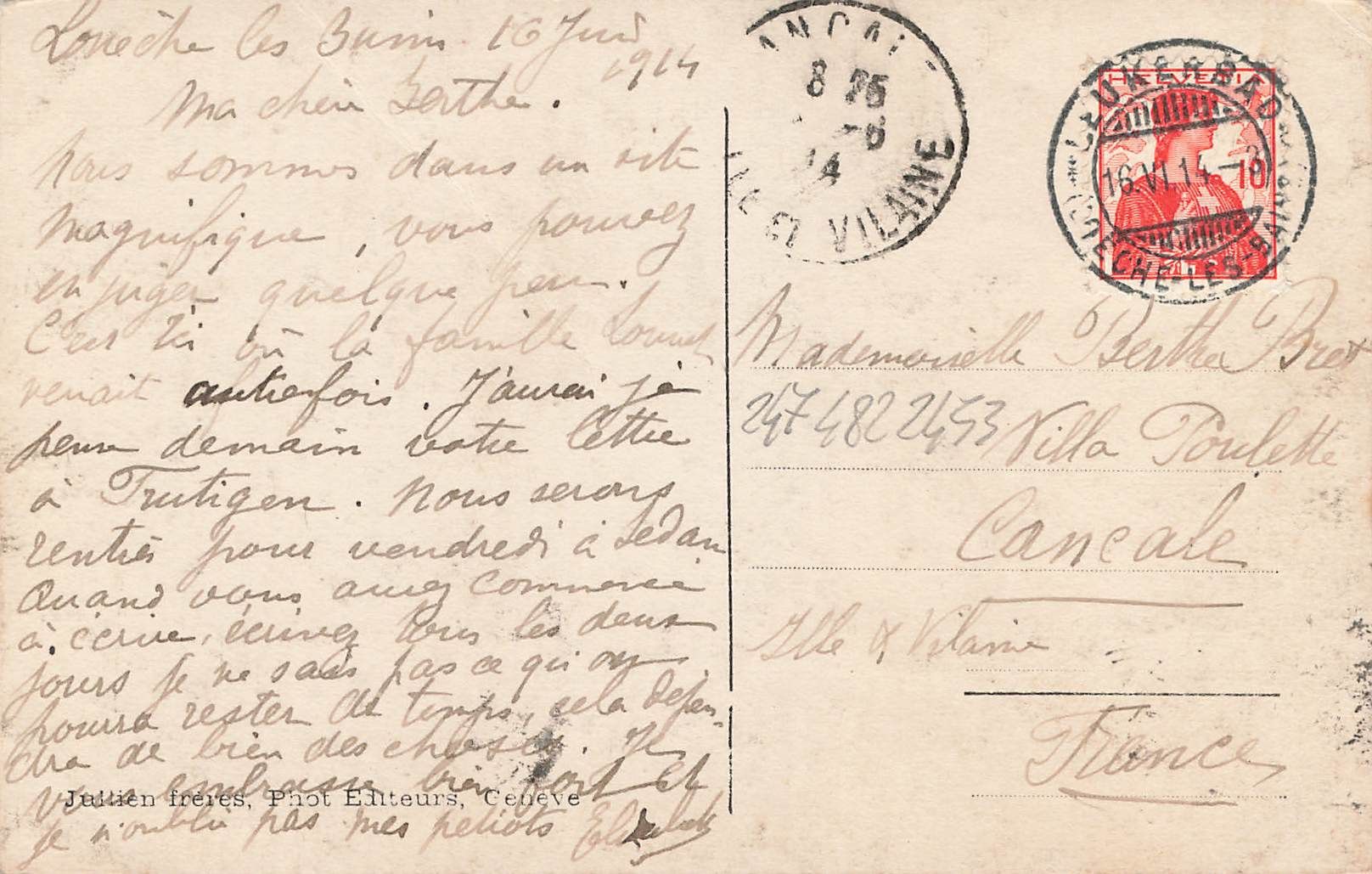 Cartoline postali: Leukerbad VS Dorf Gemmi Berge Tal – Usato da Biasca venduto da Blenio71 1
