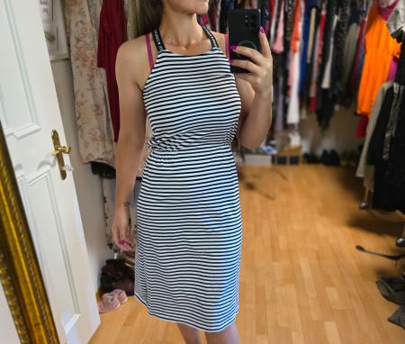 Cooles Sommerkleid Gr.36 & 36/38 mit Streifen - Top Zustand!