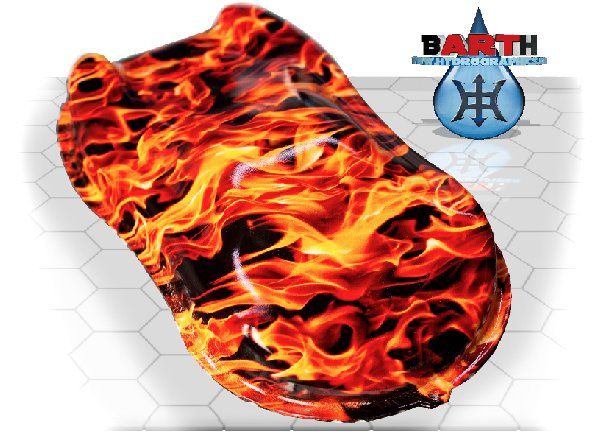 Transparents: Wassertransfer-Folien "Feuer" – Neuf avec emballage d'origine à Schönenwerd par Wassertransferdruck