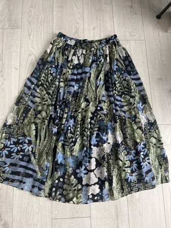 Rock Iris von Arnim Blumenmuster bunt guter Zustand