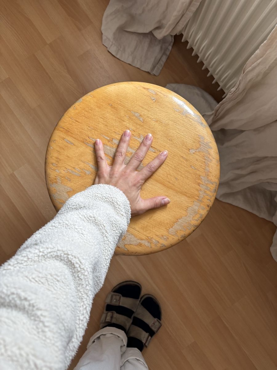Hocker: Vintage Hocker/ Stuhl – Gebraucht aus Bern von wisemagpie 7