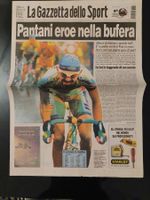 "LA GAZZETTA DELLO SPORT" TOP SIEG VON PANTANI AN DER TOUR
