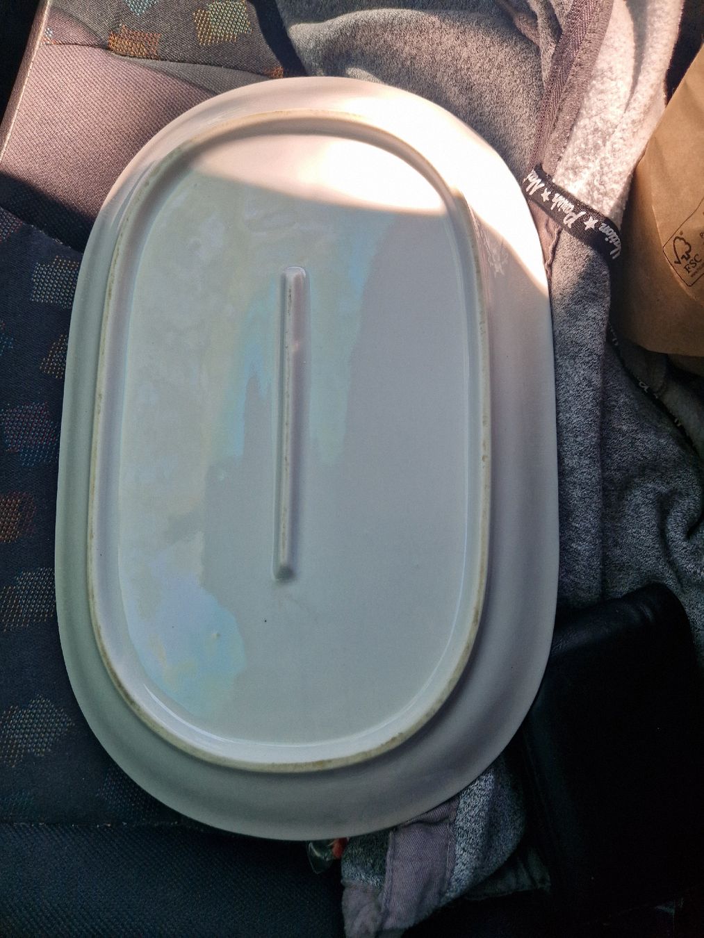 Rössler Piatti di portata: Rössler Servierplatte, hellblau, 36 cm, Top Zustand! – Usato da Mörigen venduto da Clio111 6