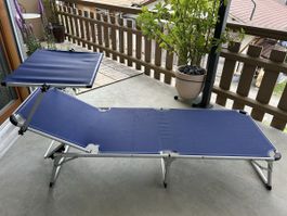 Sonnenliege blau