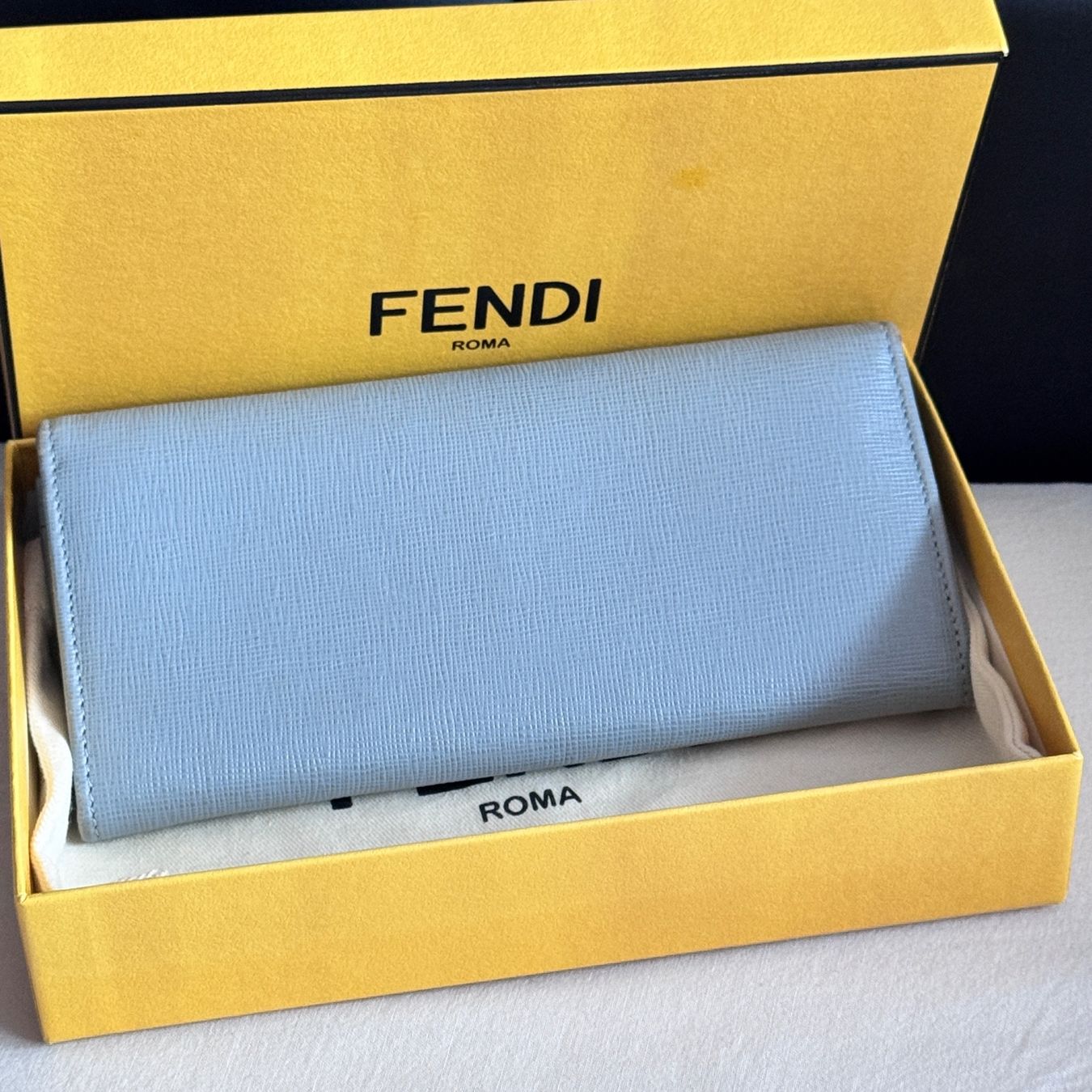 Fendi Portamonete: FENDI Wallet Continental Leather RFID – Usato da Geneve venduto da DarlingVintage 6