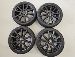 Autec Alufelgen schwarz mit Nankang Reifen für Volvo Ford 
