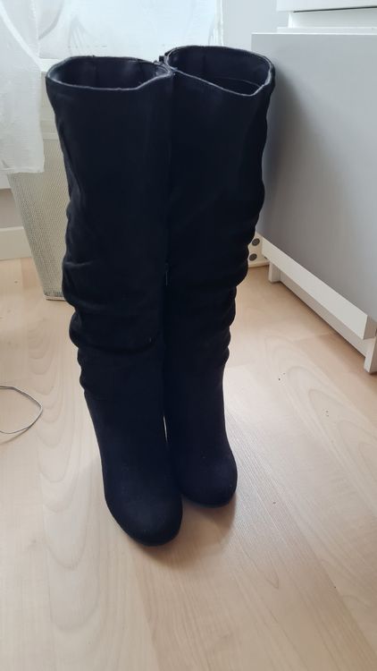 Damen Bonprix Bonprix Stiefel Grau Stiefel, Schwarz 38, Bonprix