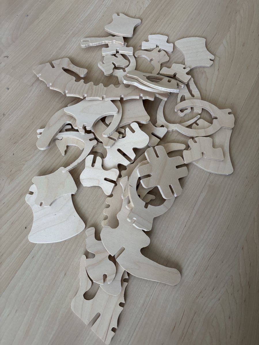 Puzzle: 3D Holzpuzzle Dinosaurier – Usato da Obermumpf venduto da moglipedro 2