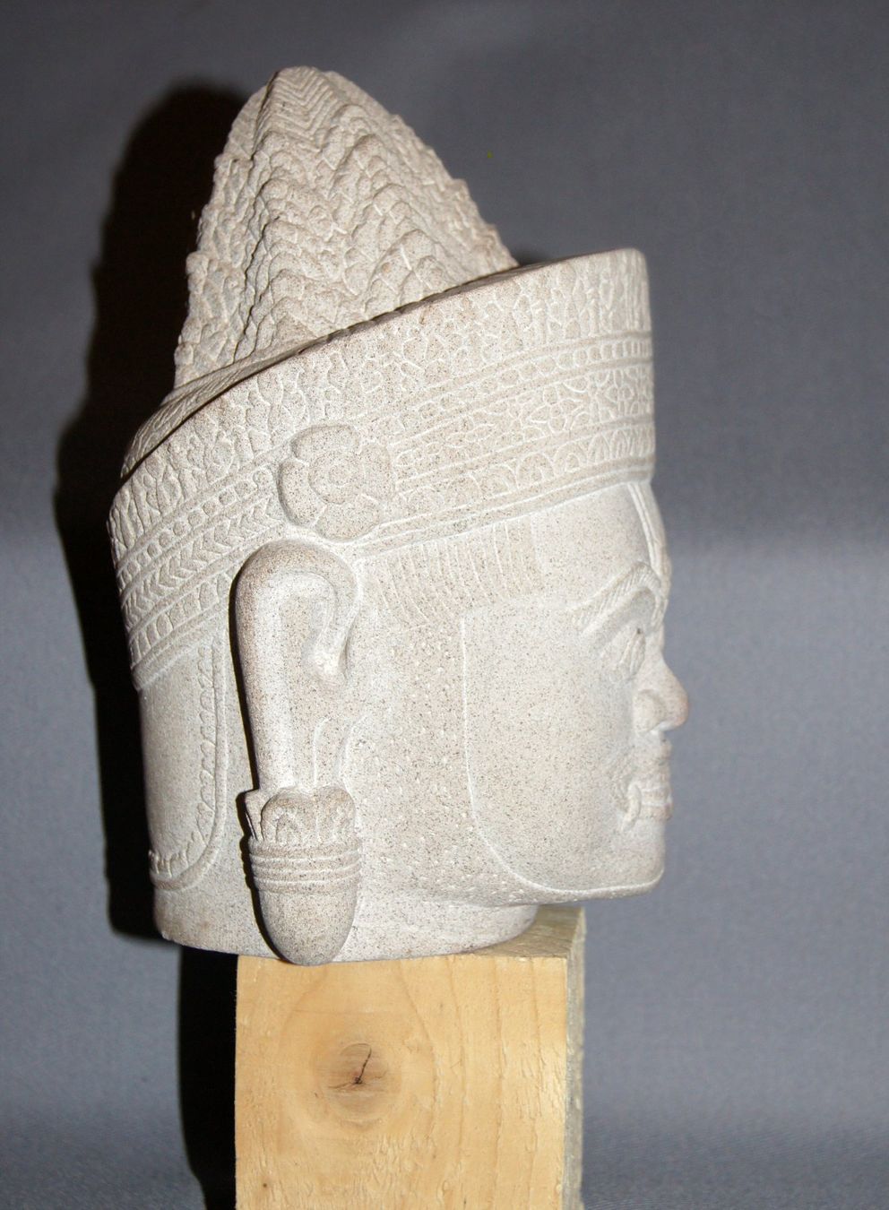 Skulpturen & Statuen: Wunderschöner Buddha-Kopf, Khmer – Gebraucht aus Geroldswil von ARTEFACTO 8