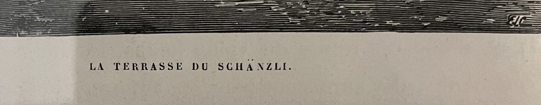Incisioni: La Terrasse du Schänzli - 1880 - 25.5 x 19.5cm – Usato da Oftringen venduto da Vucki 3