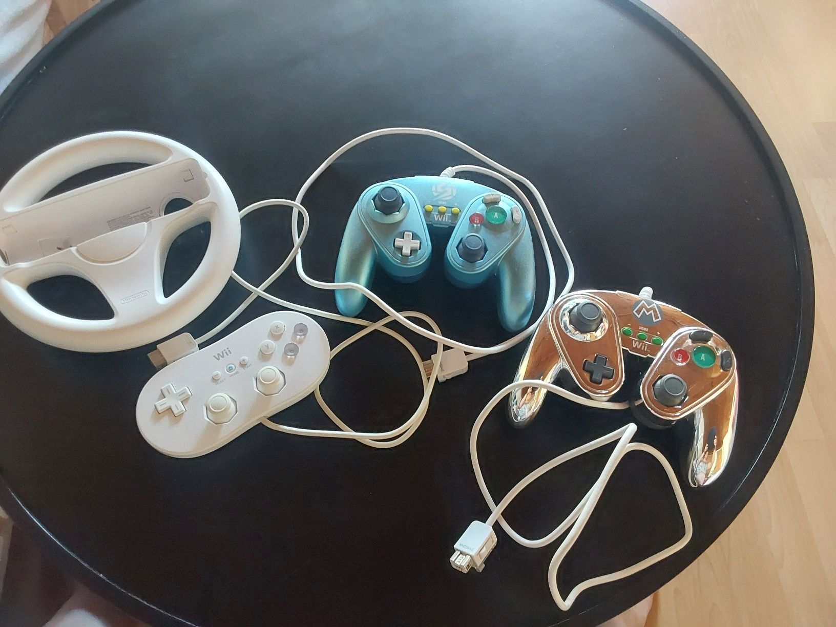 Nintendo Controller: Wii Zubehör: Lenkrad, Controller, Gamecube Controller Set – Gebraucht aus Einsiedeln von Mogli117