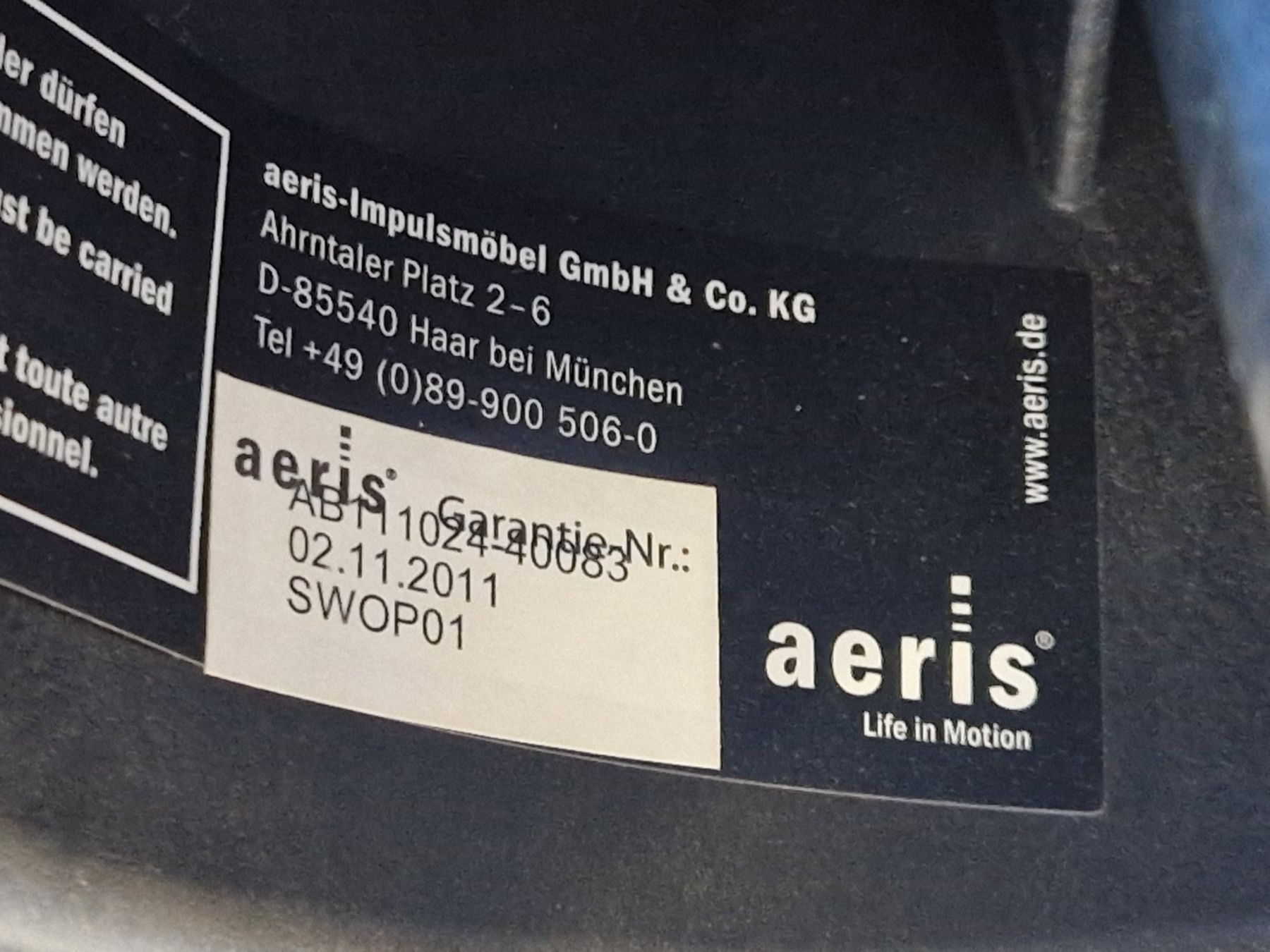 Hocker: Aeris Swopper (Bürohocker) – Gebraucht aus Muhen von Restwert_Muhen 9