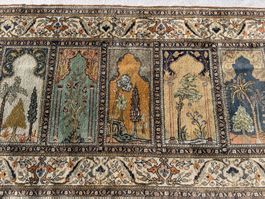 Kayseri eleganter 300x100cm Teppich handgeknüpft sauber
