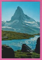 Zermatt Stellisee mit Matterhorn