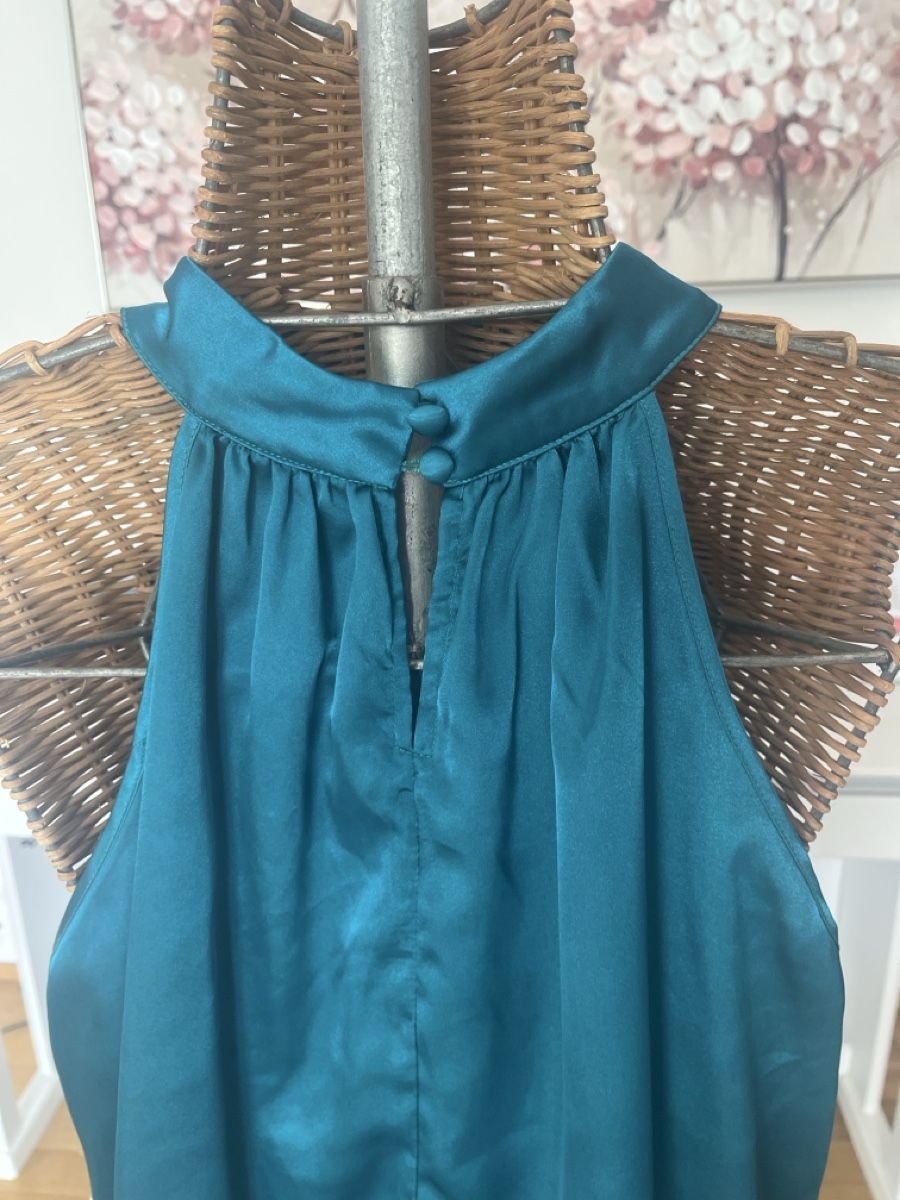 Tops: Neckholdertop, Petrol, XL – Gebraucht aus Solothurn von Bobesch08 4