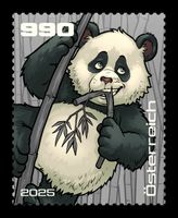 Crypto Island Stamp Österreich: BAMBU in Schwarz