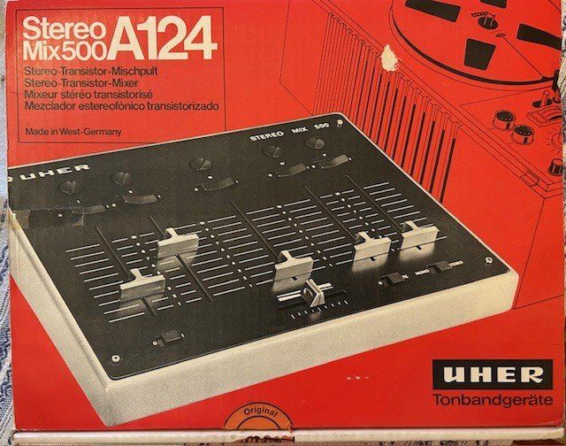 Uher Console di mixaggio: Stereo Mix500 A124 Mischpult – Nuovo e nell'imballaggio originale da Binningen venduto da Rosewhite