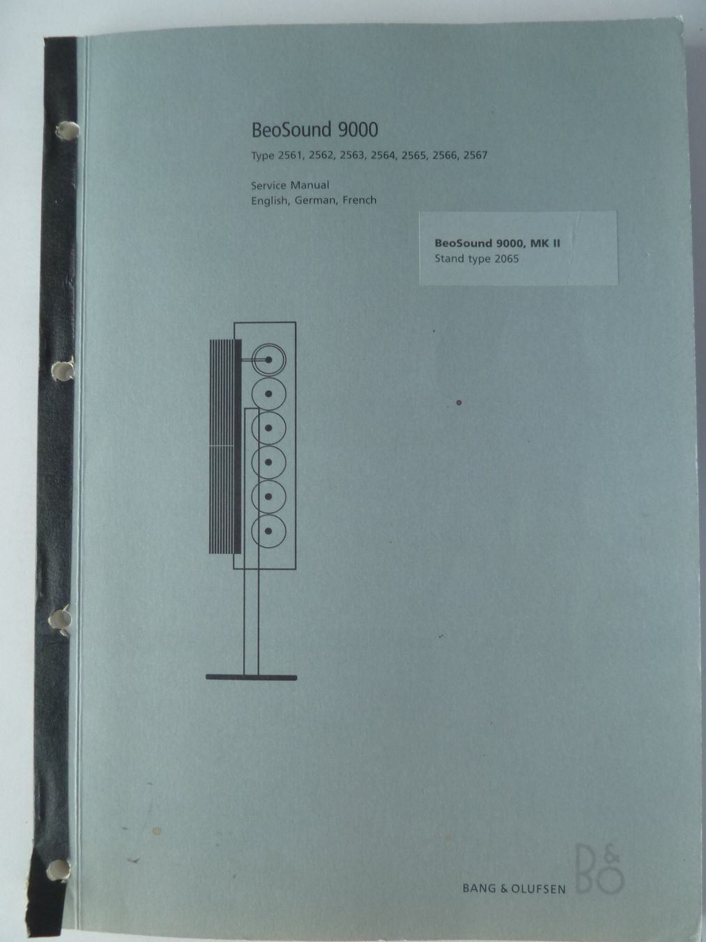 Bang & Olufsen Radio: BeoSound 9000 Service Manual – Usato da Affoltern am Albis venduto da Sennrtv