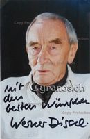 Werner Dissel (1912-2003) Schauspieler - Autogramm