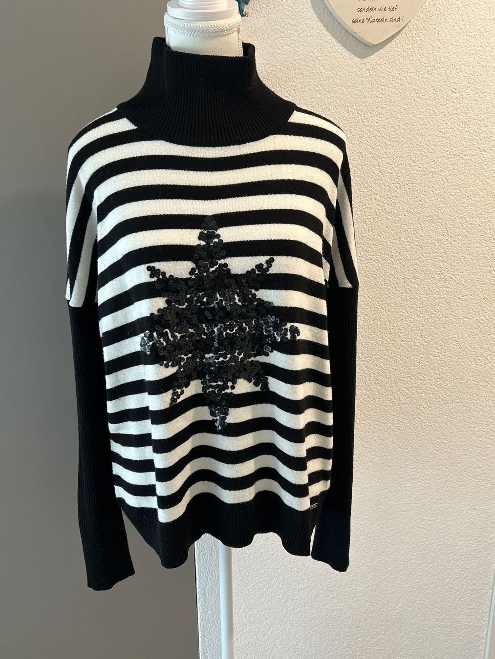 Maglioni & Felpe: Damen Rollkragenpullover mit Pailletten von Steilmann – Usato da Brunnen venduto da Nala2929 1