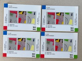 150 JAHRE SCHWEIZER BRIEFMARKEN 1843-1993