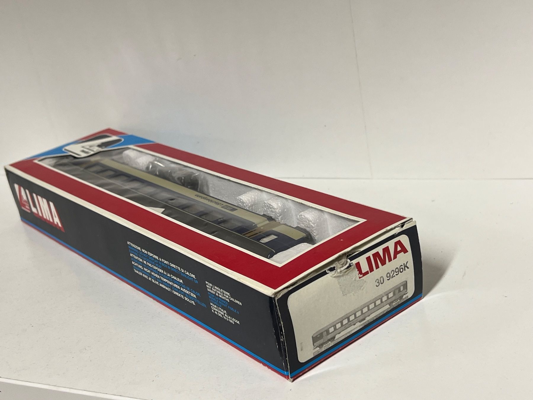 Lima Modellini di ferrovie: Lima 30 9296K BLS LÖTSCHBERGBAHN 2.Kl. H0 DC – Usato da Geroldswil venduto da TopTrain54 8