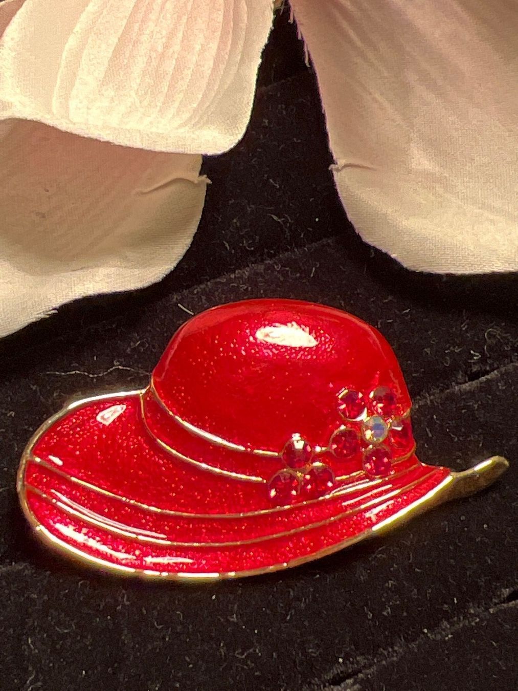 Spille & Fermagli: Schöne Hut Brosche – Usato da Seon venduto da Sunny-Schmuck78 1