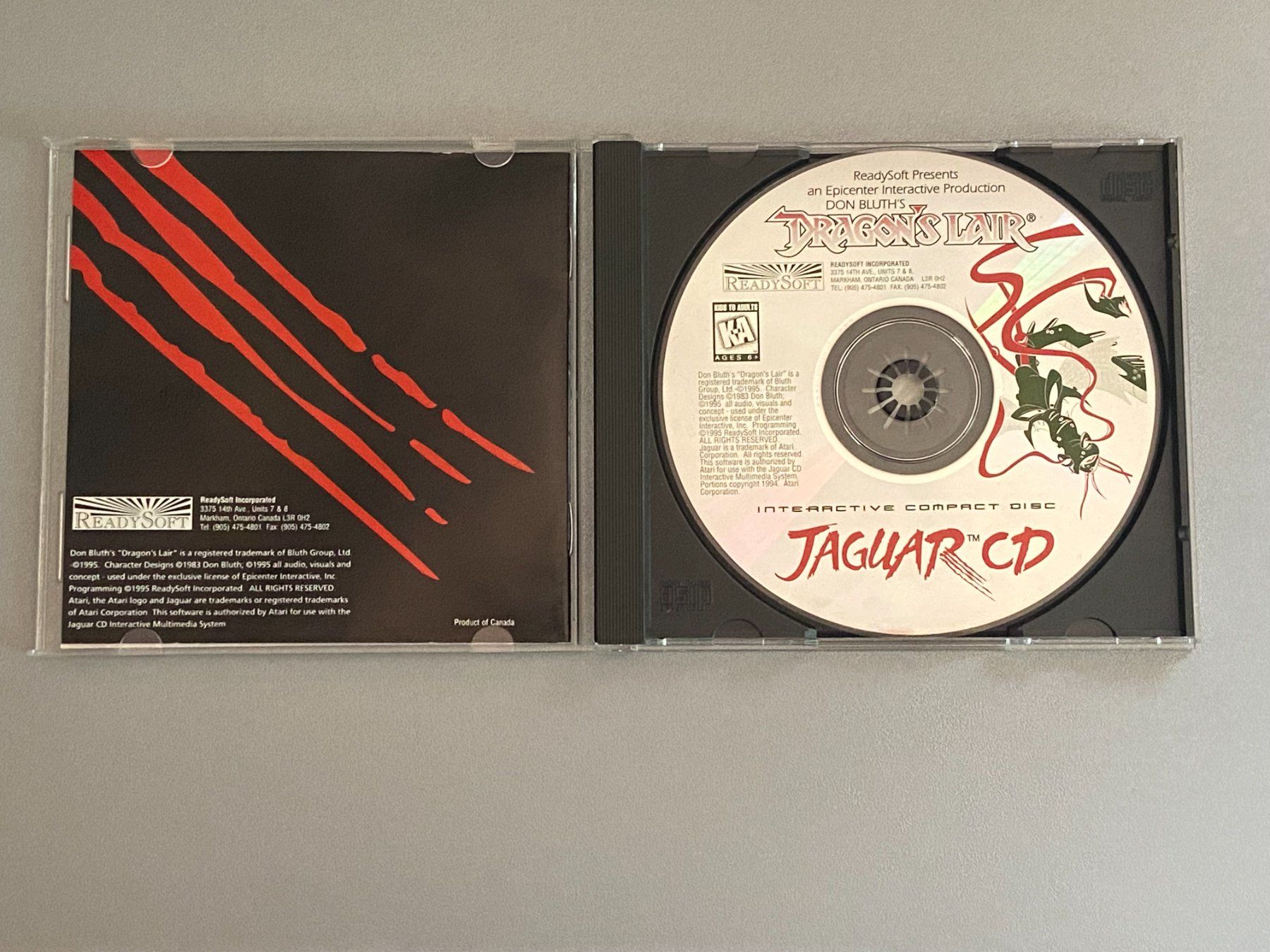 Atari Spiele: Dragon's Lair - Atari Jaguar CD – Gebraucht aus Rivera von  4