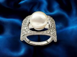 BURCH, Perlen - Diamant - Ring