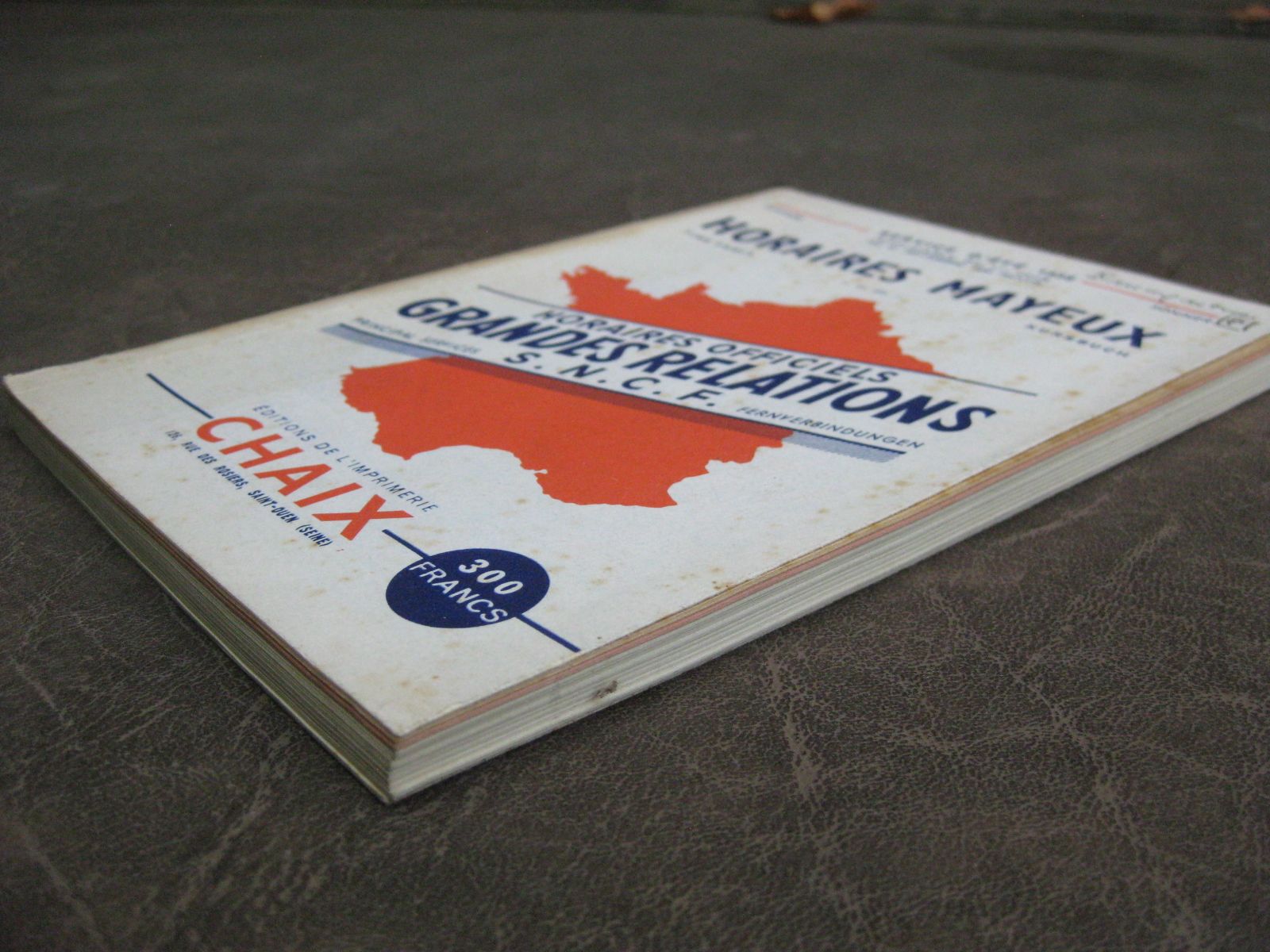 Livres: SNCF Grande Relations Horaires 1958 – D'occasion à Malters par Marosko 3