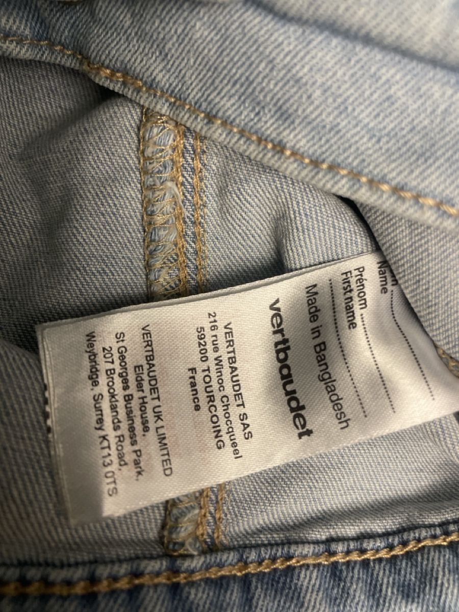 Vertbaudet Jacken & Mäntel: Stretch Jeansjacke Vertbaudet hellblau Gr. 134 – Gebraucht aus Obergerlafingen von cabo4 3