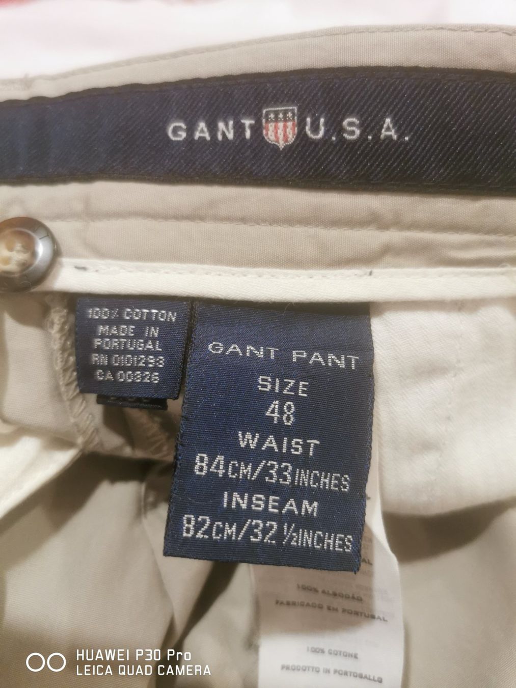 Gant Pantaloni: Chinos Gant, 48 – Nuovo (secondo la descrizione) da Zug venduto da ScarletRose 3