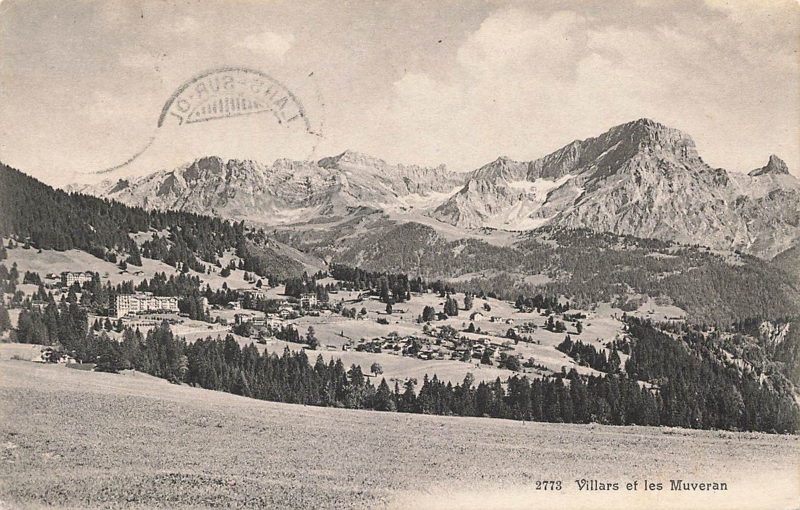Ansichtskarten: Villars et les muveran – Gebraucht aus Biasca von Blenio71