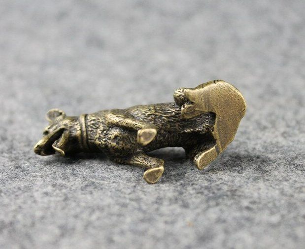 Statuette: Wolfshund aus Messing – Nuovo (secondo la descrizione) da Uerkheim venduto da Kaufoption 7