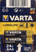 10 AAA Varta Longlife Alkali-Batterien ungebraucht
