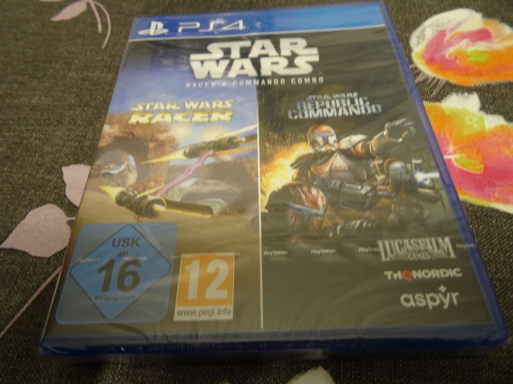 STAR WARS RACER & COMMANDO COMBO - PAL FR PS4 - Neuf Sous Blister